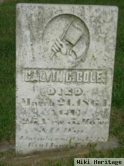 Calvin G Cole