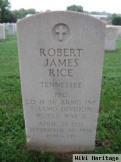 Pfc Robert James Rice