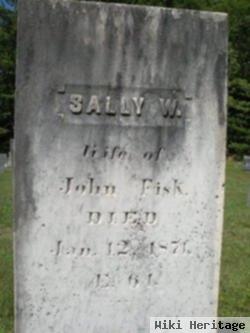 Sarah W. "sally" Haines Fisk