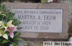 Martha A. Ekum