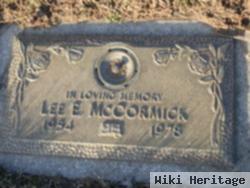 Lee E Mccormick