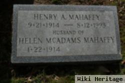 Henry Alexander Mahaffy