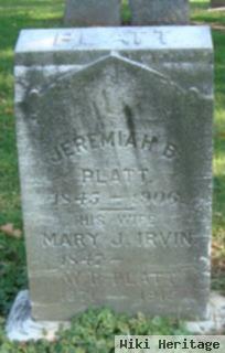 Mary J Irvin Platt