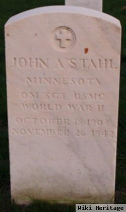 Sgt John A Stahl