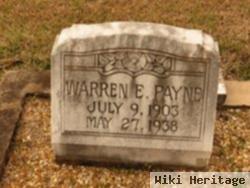 Warren E Payne