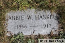 Abbie W Robinson Haskell