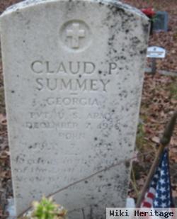 Claud P Summey