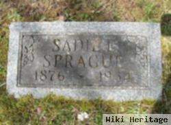 Sadie E Sprague