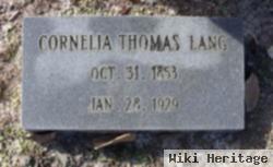 Cornelia Thomas Lang