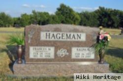 Ralph M Hageman