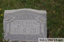 Lewis Wyane Benson
