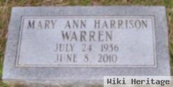 Mary Ann Harrison Warren