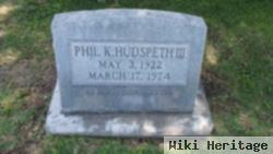 Phil K Hudspeth, Iii