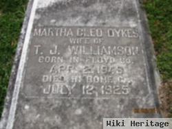 Martha Cleo Dykes Williamson