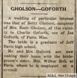 Betty Gholson Goforth