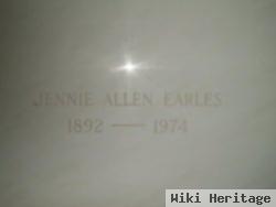 Jennie Ruth Allen Earles