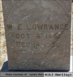 William Ezekiel Lowrance, Sr