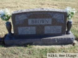 Mary Elizabeth "mae" Belt Brown