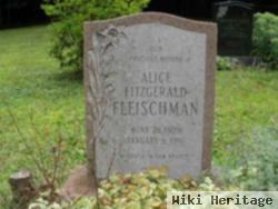 Alice Fitzgerald Fleischman