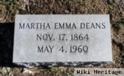 Martha Emma Deans