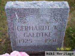 Gerhardt W Gaedtke