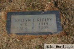 Evelyn F Ridley