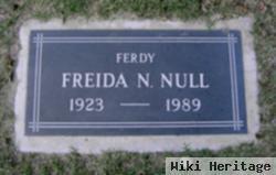 Freida Nadine "ferdy" Null