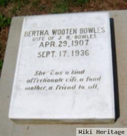 Bertha Wooten Bowles