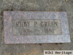 Ruby P Green