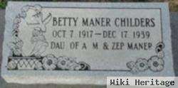 Betty Maner Childers