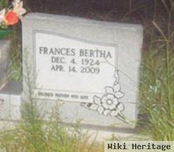 Frances Bertha West