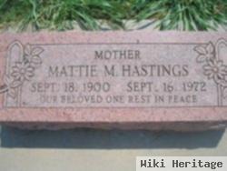 Martha "mattie" Norris Hasting