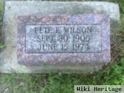 Pete Edis Wilson