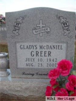 Gladys Reola Mcdaniel Greer