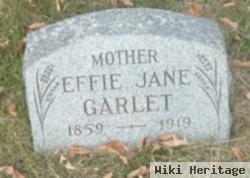 Effie Jane Garlet