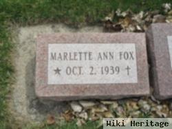 Marlette Ann Fox