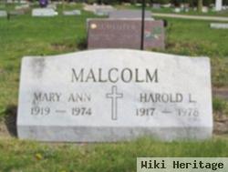 Harold L Malcolm