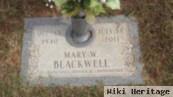 Mary W. Gwynn Blackwell