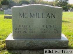 W Ethel Mcmillan