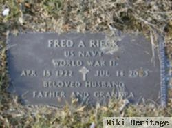 Fred A Rieck