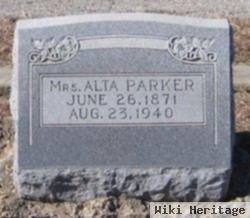 Alta Frances Arrowood Parker