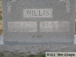 Miriam Lutitia Guthary Willis