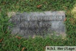 Bertha R Wertheimer