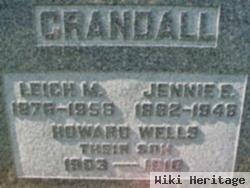 Jennie E Wells Crandall