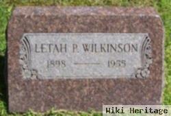 Letah P. Wilkinson