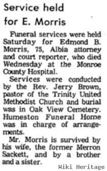 Edmond Butler Morris, Jr