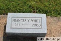 Frances Y "bonnie" Williams White