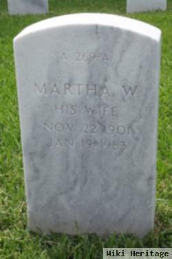 Martha W Evans