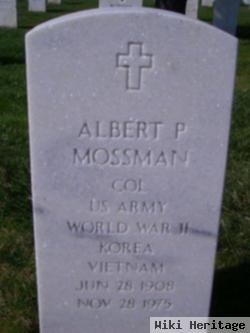 Albert P Mossman