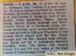 F Earl Wood, Sr